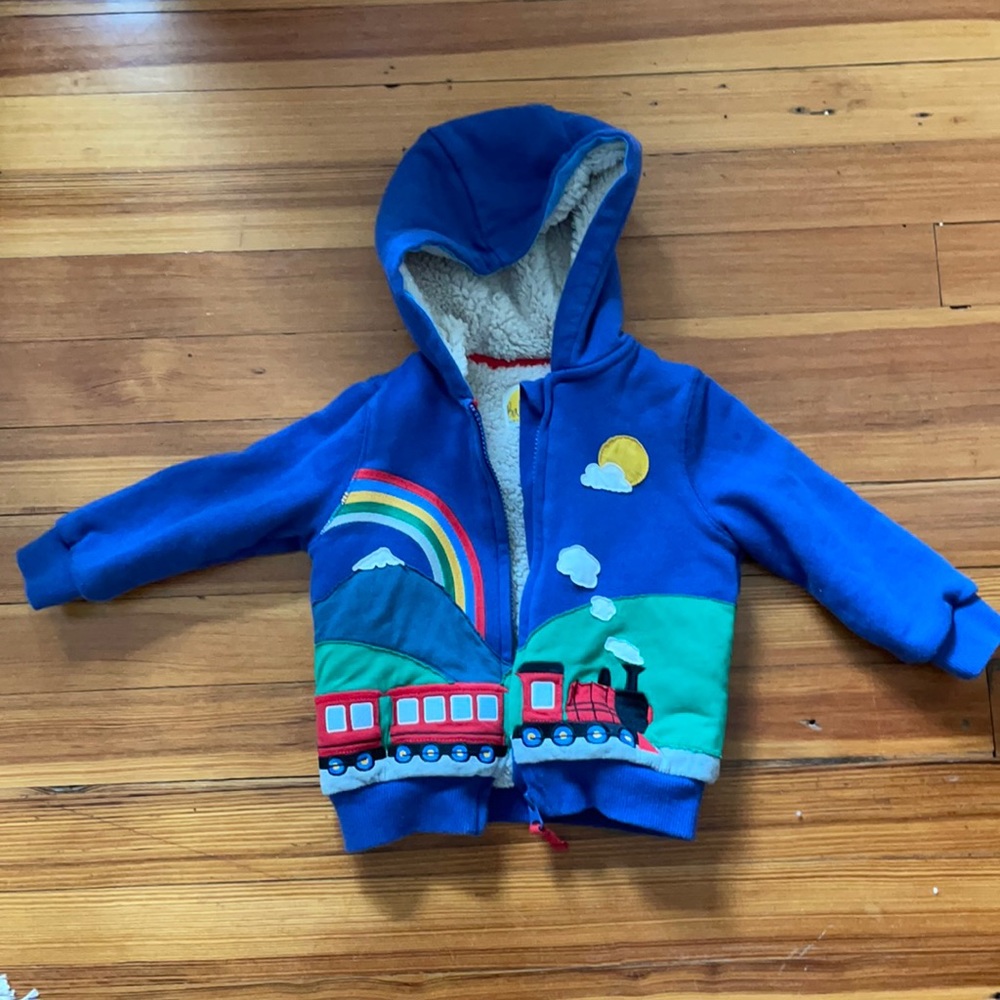 Baby Boden Zip Up Hoodie